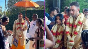 சென்னை மாப்பிள்ளையான க்ளென் மேக்ஸ்வெல்.. தமிழ் முறைப்படி நடந்த திருமணம்.. இணையத்தை கலக்கும் போட்டோஸ்