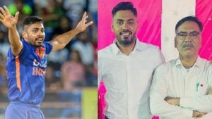 தந்தை பிறந்தநாளுக்கு மகன் அளித்த பரிசு..உற்சாகத்தில் கிரிக்கெட் ரசிகர்கள்..உலக கோப்பையில் இடம் உறுதி