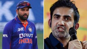 என்ன நினைச்சிக்கிட்டு இருக்கீங்க ரோகித்..? இன்றும் 2 தவறு செஞ்சி இருக்கீங்க.. கம்பீர் விளாசல்