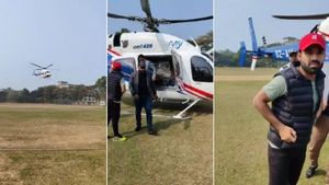 போட்டியில் பங்கேற்க ஹெலிகாப்டரில் வந்த பாக். வீரர்.. யாரும் எதிர்பார்க்காத எண்டரி.. என்ன காரணம்?