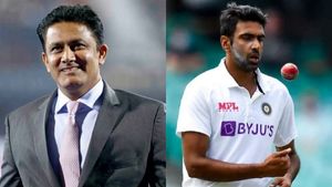 18 ஆண்டுக்கால கும்ப்ளே ரெக்கார்ட் தகர்ப்பு.. புதிய சாதனை படைத்த அஸ்வின்..உலக அளவில் 2வது இடம்