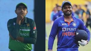 பாபர் அசாம் ஊதியம் என்ன தெரியுமா? சஞ்சு சாம்சன் சம்பளத்தில் பாதி கூட இல்லை.. ஏணி வைத்தாலும் எட்டாது