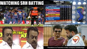 தூக்கம் வருது சாரே.. வார்னருக்கு கம்பெனி கொடுக்கும் ஐதராபாத்.. ரசிகர்களின் அசத்தல் மீம்ஸ் இதோ!