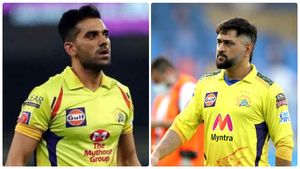 IPL - வேணாம் தலைவரே.. வேணாம்.. தோனி காலை வாரிய தீபக் சாஹர்.. ஆரம்பமே இப்படி ஆச்சே
