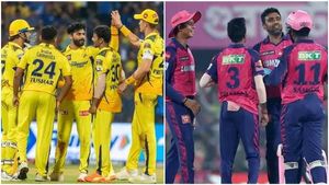 CSK vs RR: தோனிக்கு சாதகமாக விழுந்த டாஸ்.. சிஎஸ்கே அணியில் இரு வீரர்கள் மாற்றம்.. பந்துவீச்சு தேர்வு