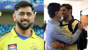 IPL CSK vs MI - பதவியை விட்டு தூக்க நினைத்தவரே ஆசிர்வாதம்.. இது தான் தோனி ! நெகிழ்ச்சி வீடியோ