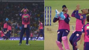 GT vs RR - ஒரு கேட்ச் பிடிக்க 4 வீரர்கள்.. கடைசியில் நடந்த டிவிஸ்ட்.. ஏன் பா இப்படி காமெடி பண்றீங்க