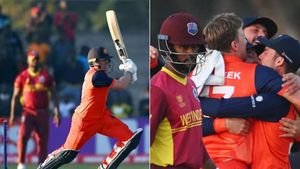 ICC World cup Qualifier: வெஸ்ட் இண்டீசை பொளந்த நெதர்லாந்து.. சூப்பர் ஓவரில் 30 ரன்கள் எடுத்து அபாரம்