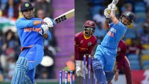 IND vs WI: அப்படிப்போடு.. பயங்கரமான சாதனையா இருக்கே.. தோனி ரெக்கார்டை சமன் செய்த இஷான் கிஷன்!