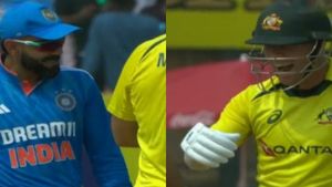 உங்க லொள்ளு தாங்கலப்பா.. சிக்சர் சிக்ராக அடிக்கும் வார்னர்.. இங்கு கூலாக விராட் கோலி செய்த காரியம்