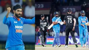 கொஞ்சம் கூட நகராத ஜடேஜா.. கடுப்பாகி கத்திய நியூசிலாந்து வீரர்.. என்ன நடந்தது?