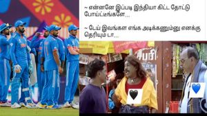 ”இவங்கள எங்க அடிக்கனும்னு எனக்கு தெரியும்டா” நியூசிலாந்தை வீழ்த்திய இந்தியா.. வெறித்தன மீம்ஸ் இதோ!