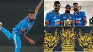 டிராகன் போல் நெருப்பை கக்கிய சிராஜ்.. ஒரே ஓவரில் 5 முறை ஸ்லெஜிங் செய்த மியா.. இது பாவம் மை சன்!