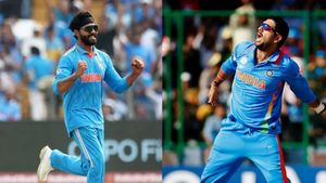 உலகக்கோப்பையில் மாஸ் சாதனை படைத்த ராக்ஸ்டார்.. யுவராஜ் சிங்கிற்கு பின் அதை செய்தவர் ஜடேஜா தான்!
