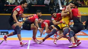 புரோ கபடி லீக் - வாய்ப்பு கிடைத்தும் ஏமாற்றிய சஞ்சீவி.. தர்ம அடி வாங்கி தோற்ற தெலுகு டைட்டன்ஸ்