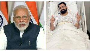 மருத்துவமனையில் முகமது ஷமி.. பிரதமர் நரேந்திர மோடி வெளியிட்ட பதிவு.. விரைவில் மீண்டு வர வாழ்த்து