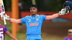 Under 19 semi final -இந்தியாவை காப்பாற்றிய சச்சின் தாஸ்.. சச்சின் டெண்டுல்கர் போலவே அபார ஆட்டம்