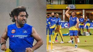 IPL - பந்துவீச்சு பயிற்சியில் ஈடுபட்ட தோனி.. ஸ்பின்னராக களமிறங்க போகிறாரா? என்னப்பா ஆச்சரியமா இருக்கு