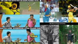 CSK vs DC : எனக்கு ராஜாவா நான் வாழுறேன்.. பறக்கவிட்ட தல தோனி.. சிஎஸ்கே ஃபேன்ஸ்-ன் அட்டகாச மீம்ஸ்!