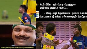 முத்துப்பாண்டிய அவன் கோட்டைலயே அடிச்சிட்டாங்க.. சிஎஸ்கேவை பொளக்கும் ரசிகர்கள்.. வெறித்தன மீம்ஸ்!