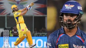 CSK : இதுவரை தோனி இப்படி ஒரு சிக்ஸ் அடித்ததே இல்லை.. அரண்டு போன கே எல் ராகுல்..