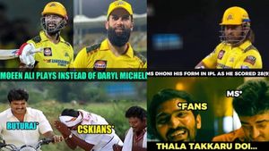 அமுக்கு டுமுக்கு அமால் டுமால்.. தல கொஞ்சம் தள்ளி நில்லுங்க.. சிஎஸ்கேவை வெளுக்கும் தரமான மீம்ஸ்!