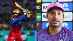 பெவிலியன் சென்ற தினேஷ் கார்த்திக்.. 3வது நடுவர் வைத்த ட்விஸ்ட்.. கடுப்பான சங்கக்காரா.. என்ன நடந்தது?