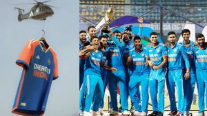 நீல நிறத்தை குறைங்க.. மீண்டும் இந்திய அணி ஜெர்ஸியில் காவி.. டி20 உலக கோப்பையில் ஜெய் ஷா சாய்ஸ்!
