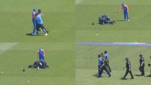 IND vs BAN: எல்லை மீறிய ரோஹித் ரசிகர்.. ஓடி வந்து பாய்ந்த அமெரிக்க போலீஸ்.. கதிகலங்க வைத்த சம்பவம்