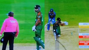 வங்கதேச வீரரின் தில்லுமுல்லு.. டிஆர்எஸ்-க்கு உதவி கோரியதால் எழுந்த சர்ச்சை.. நாகினிஸ் செய்த மோசடி!