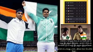 ஒலிம்பிக் meme -ஒரு பதக்கத்துடன் இந்தியாவை முந்திய பாகிஸ்தான்.. நீங்க SSLC பெயில், நான் 8th Pass