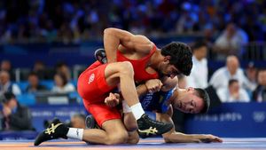 ஒலிம்பிக் 2024 -இந்தியாவுக்கு 6வது பதக்கம் கிடைத்தது! மல்யுத்தத்தில் 21 வயதான அமர் செராவத் வெண்கலம்