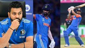 ரிஷப் பண்ட் vs கேஎல் ராகுல்.. யாருக்கு இந்திய பிளேயிங் லெவனில் வாய்ப்பு? ரோஹித் சர்மா பதில்!