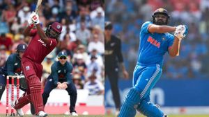 கிறிஸ் கெய்ல் சாதனை சமன்.. சச்சின், தோனி, கோலி வரிசையில் ரோஹித் சர்மா.. ஹிட்மேன் படைத்த மெகா சாதனை!