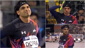Neeraj Chopra: 1 சென்டிமீட்டரில்.. நொந்து போன நீரஜ் சோப்ரா.. டைமண்ட் லீக் தொடரில் இரண்டாம் இடம்
