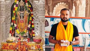 கான்பூரில் ஆட்டம் முடிந்தது.. வண்டியை அயோத்திக்கு விடுங்க.. ராமரை தரிசனம் செய்த இந்திய வீரர்!