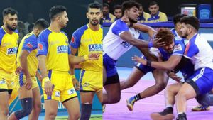 Pro Kabaddi: 7வது தோல்வி.. மரண அடி வாங்கிய தமிழ் தலைவாஸ்.. 4 முறை ஆல் அவுட் செய்த யுபி யோதாஸ் அணி!
