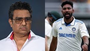 நீ வாயை மூடு! விக்கெட் எடுத்த பிறகு சஞ்சய் மஞ்சுரேக்கருக்கு பதிலடி தந்த சிராஜ்.. என்ன நடந்தது?