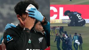 PAK vs NZ: சுருண்டு விழுந்த ரச்சின்.. பாகிஸ்தான் செய்த தவறான வேலை.. கொந்தளித்த ரசிகர்கள்
