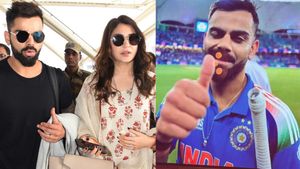 IND vs PAK: உனக்காக தான் இந்த சதம்.. கண் அடித்த விராட் கோலி.. இதயத்தை கொடுத்து நன்றி சொன்ன மனைவி