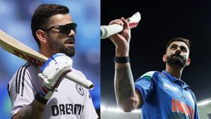 IND vs NZ : ஒரே நாளில் 3 ரெக்கார்ட் படைக்க வாய்ப்பு.. விராட் கோலிக்கு 'தங்க பேட்' கிடைக்குமா?