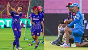 IPL 2025 : ராஜஸ்தான் கேப்டன் சாம்சன் நீக்கம்.. 14 வயது வீரர் வைபவ்-க்கு வாய்ப்பு.. 2 முறை போட்ட டாஸ்