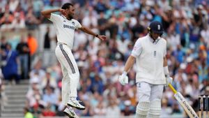 IND vs ENG: 5வது டெஸ்டில் உச்சக்கட்ட பரபரப்பு.. இங்கிலாந்து வெற்றிக்கு 35 ரன்கள் தேவை.. இந்திய அணி 4 விக்கெட்டுகள் தேவை