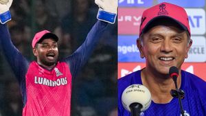 சஞ்சு சாம்சன் vs. ராகுல் டிராவிட்.. ஸ்ரீகாந்த் போட்ட போடு.. ராஜஸ்தான் ராயல்ஸ் அணியில் நடப்பது என்ன?