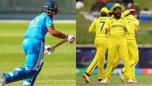 135 ரன்களில் ஆல் அவுட் ஆன ஆஸ்திரேலிய அணி.. இந்தியாவும் தடுமாற்றம்.. பேட்டிங் வரிசையை மாற்றிய வைபவ்