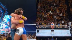 WWE Crown Jewel 2025.. அண்டர்டேக்கர், ரேண்டி ஆர்டனுக்கு மரியாதை செலுத்திய ஜான் சினா! 100வது வெற்றி