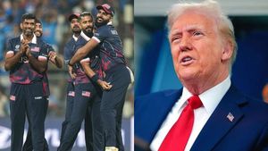 யாரு சாமி நீ? தோற்ற பிறகு அமெரிக்க (இந்தியா பி) அணிக்கு வாழ்த்து சொன்ன டொனால்ட் டிரம்ப்!