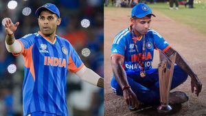 IND vs NZ: கோப்பையை வென்றதும் கன்னத்தில் அறைவிட்ட கேப்டன் சூர்யகுமார் யாதவ்.. என்ன நடந்தது?