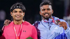 இந்திய ஈட்டி எறிதல் ஜாம்பவான் நீரஜ் சோப்ராவின் சாதனையை முறியடித்தார் இலங்கை வீரர் ருமேஷ் பதிராஜே
