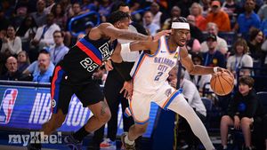 Gilgeous-Alexander Scores 47 As Thunder Edge Pistons In Overtime